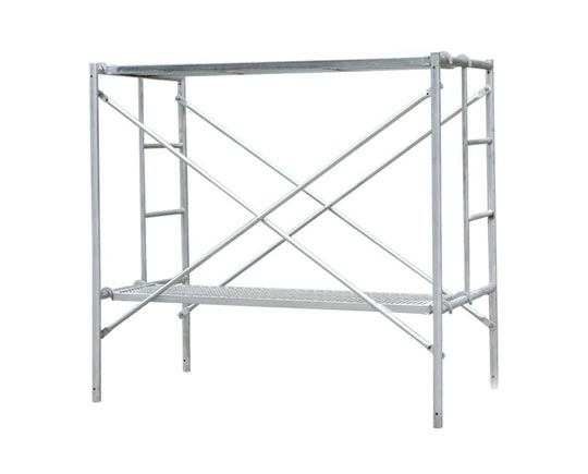 Steel scaffolding